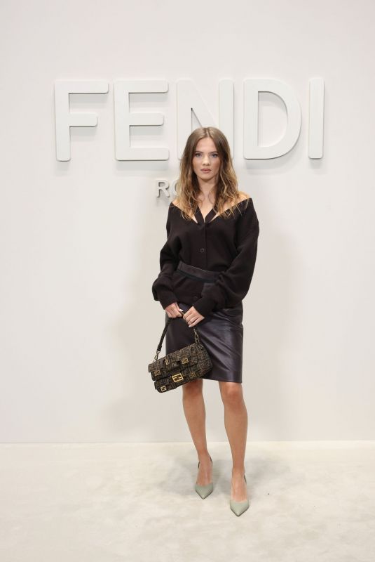 FREYA ALLAN at Fendi Spring/summer 2024 Fashion Show in Milan 09/20/2023