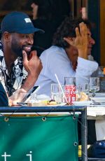 GABRIELLE UNION and Dwyane Wade Out for Lunch at Bar Pitti in New York 09/21/2023