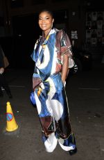 GABRIELLE UNION Arrives at Burberry Party at London Fashion Week 09/18/2023