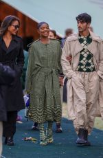 GABRIELLE UNION at Burberry SS24 Collection Catwalk Show at London Fashion Week 09/18/2023