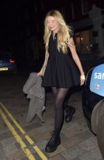 GEORGIA TOFFOLO Arrives at Chiltern Firehouse in London 08/31/2023