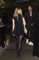GEORGIA TOFFOLO Arrives at Chiltern Firehouse in London 08/31/2023
