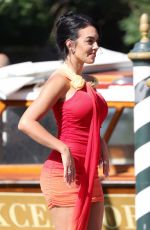 GEORGINA RODRIGUEZ Arrives at Hotel Excelsior Pier in Venice 09/05/2023
