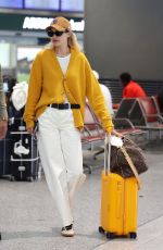 GIGI HADID Arrives at Milan Airport 09/21/2023