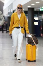 GIGI HADID Arrives at Milan Airport 09/21/2023