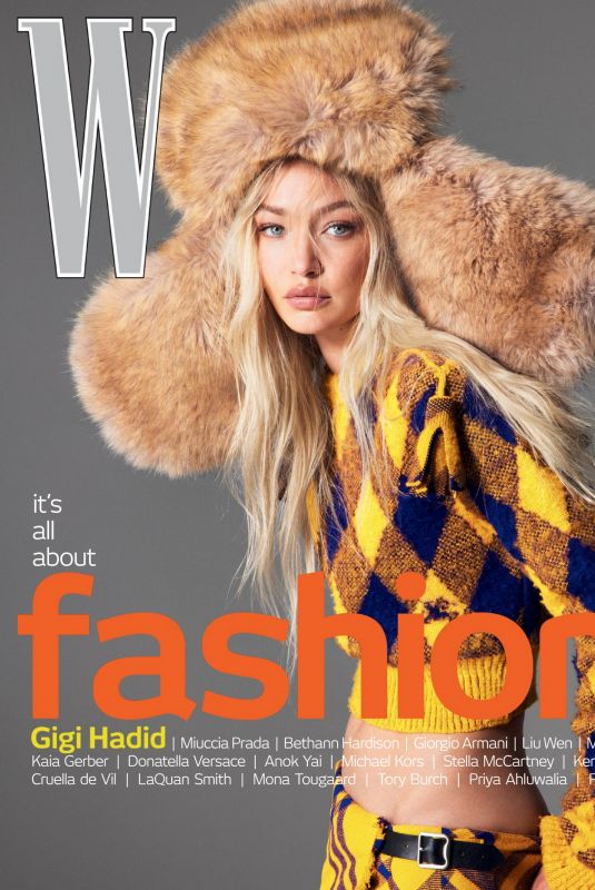 GIGI HADID in W Magazine, September 2023