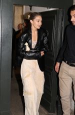 GIGI HADID Leaves Versace Afterparty in Milan 09/22/2023