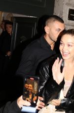 GIGI HADID Leaves Versace Afterparty in Milan 09/22/2023