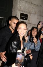 GIGI HADID Leaves Versace Afterparty in Milan 09/22/2023
