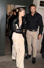 GIGI HADID Leaves Versace Afterparty in Milan 09/22/2023