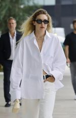 GIGI HADID Out and About in Milan 09/21/2023