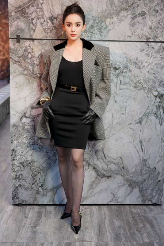 GULNAZAR at Saint Laurent Ready to Wear Spring 2024 Fashion Show at Paris Fashion Week 09/26/2023