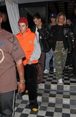 HAILEY and Justin BIBER and ANASTASIA KARANIKOLAOU Leaves The Bird Streets Club in West Hollywood 09/21/2023