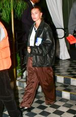 HAILEY and Justin BIBER and ANASTASIA KARANIKOLAOU Leaves The Bird Streets Club in West Hollywood 09/21/2023