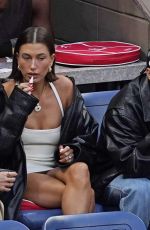 HAILEY and Justin BIEBER at US Open Tennis 09/01/2023