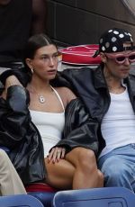 HAILEY and Justin BIEBER at US Open Tennis 09/01/2023