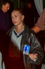 HAILEY and Justin BIEBER Night Out with Justin and Corey Gamble at Bird Street Club in West Hollywood 09/22/2023