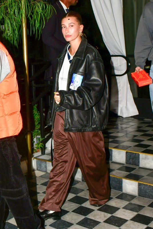 HAILEY and Justin BIEBER Night Out with Justin and Corey Gamble at Bird Street Club in West Hollywood 09/22/2023