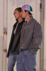 HAILEY and Justin BIEBER Out for Dinner at Sushi Park in West Hollywood 09/05/2023