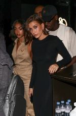 HAILEY BIEBER and LORI HARVEY Leaves a Nightclub in Paris 09/26/2023