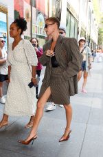 HAILEY BIEBER Arrives at NBC Studios in New York 09/07/2023