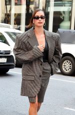 HAILEY BIEBER Arrives at NBC Studios in New York 09/07/2023