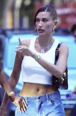 HAILEY BIEBER Out with a Friend in New York 09/07/2023
