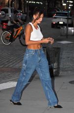 HAILEY BIEBER Out with a Friend in New York 09/07/2023