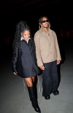 HALLE BAILEY at Gucci Spring 2024 Ready to Wear Fashion Show in Milan 09/22/2023