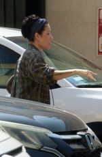HALSEY Leaves LA Flora Nails in Studio City 09/28/2023