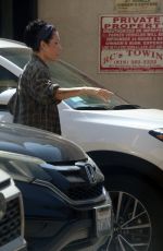 HALSEY Leaves LA Flora Nails in Studio City 09/28/2023