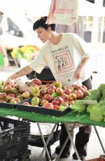 HALSEY Shopping at a Farmers Market in Los Angeles 09/03/2023