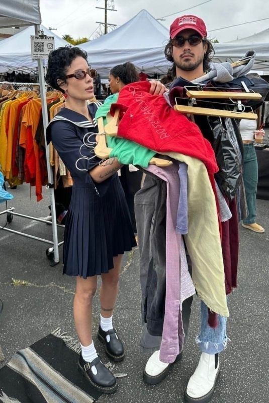 HALSEY Shopping for Vintage Clothing at Silver Lake Flea Market 09/16/2023