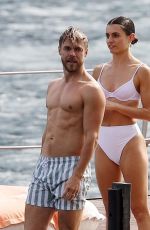 HAYLEY ERBERT and Derek Hough on Honeymoon Holiday in Italy 08/30/2023