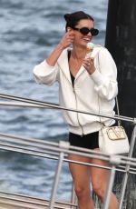 HAYLEY ERBERT and Derek Hough Out on Their European Honeymoon Holiday in Tremezzo 09/04/2023