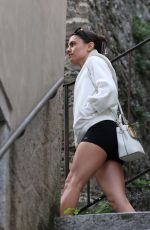 HAYLEY ERBERT and Derek Hough Out on Their European Honeymoon Holiday in Tremezzo 09/04/2023