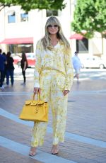 HEIDI KLUM Arrives at a Studio in Pasadena 08/30/2023