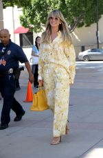 HEIDI KLUM Arrives at a Studio in Pasadena 08/30/2023