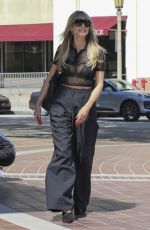 HEIDI KLUM Arrives at AGT Set in Los Angeles 09/26/2023