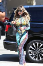 HEIDI KLUM Arrives at AGT Set in Pasadena 09/12/2023
