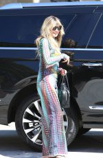 HEIDI KLUM Arrives at AGT Set in Pasadena 09/12/2023