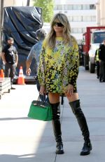 HEIDI KLUM Arrives at AGT Studio in Pasadena 09/06/2023