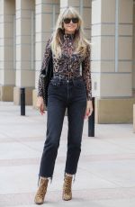 HEIDI KLUM Arrives at AGT Studios in Pasadena 09/20/2023