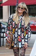 HEIDI KLUM Arrives at AGT Taping in Pasadena 09/19/2023