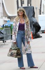 HEIDI KLUM Arrives on the Set of America