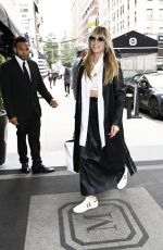 HEIDI KLUM Out and Abut in New York 09/28/2023