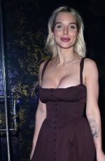 HELEN FLANAGAN Arrives at Ikaro Bar and Restaurant in Manchester 09/23/2023