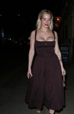 HELEN FLANAGAN Out for Dinner at Ikaro Bar and Eestaurant in Manchester 09/24/2023