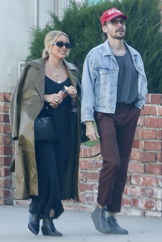 HILARY DUFF and Matthew Koma Heading to Casa Vega Restaurant in Los Angeles 09/27/2023