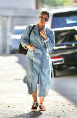 HILARY DUFF Heading to a Hair Salon in West Hollywood 09/13/2023
